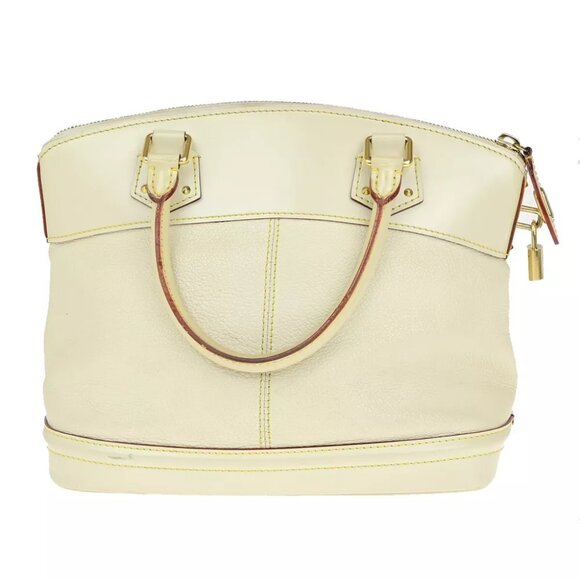 LOUIS VUITTON Suhali Lockit PM Hand Tote Bag White Gold France M91887 34SH945 - Picture 13 of 16